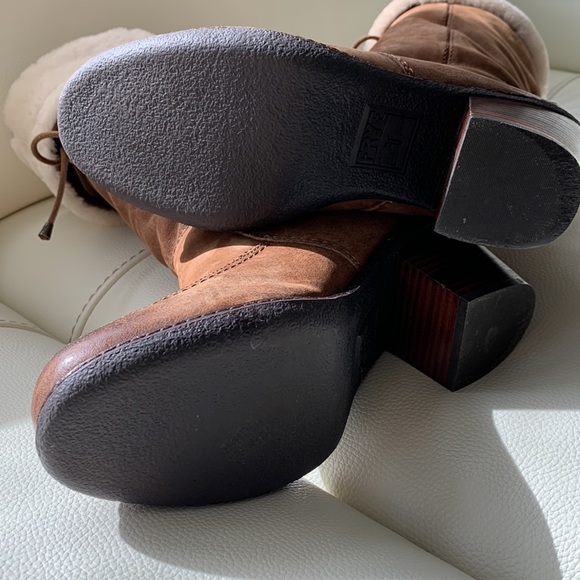 Frye Sherpa Distressed Leather Boots - Picture 12 of 16